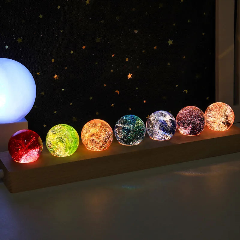 Riley's Core Memories - Luminous Night Light LED Crystal Balls 7Pcs