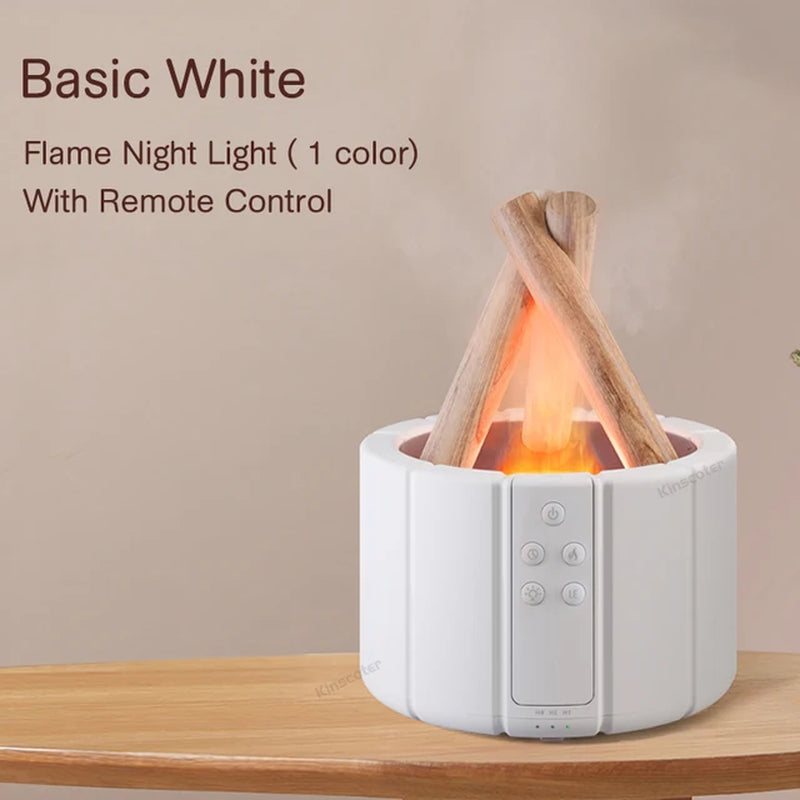 BonfireGlow - Peaceful Mini Bonfire Diffuser With Ambient Lighting 